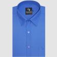 Plain Royal Blue Shirt : Business