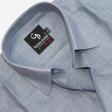 Self Design Gray Shirt : Business