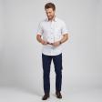 Embroidered White Shirt : Ditto