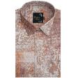Print Rust Shirt : Party