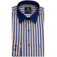 Stripes Peach Shirt : Business