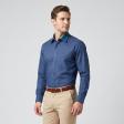 Plain Navy Blue Shirt : Business