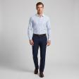 Stripes Blue Shirt : Business