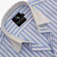 Stripes Blue Shirt : Business