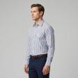 Stripes Blue Shirt : Business