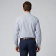 Stripes Blue Shirt : Business