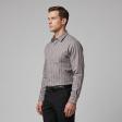 Stripes Brown Shirt : Business