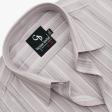 Stripes Brown Shirt : Business
