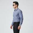 Checks Blue Shirt : Business