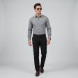 Checks Gray Shirt : Business