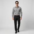 Self Design Gray Shirt : Business