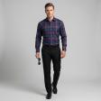 Checks Navy Blue Shirt : Ditto