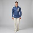 Combination Navy Blue Shirt : Ditto