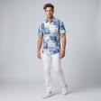 Print Blue Shirt : Ditto