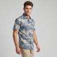 Print Blue Shirt : Ditto