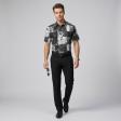 Print Gray Shirt : Ditto