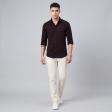 Combination Brown Shirt : Ditto