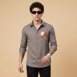 Combination Brown Shirt : Ditto