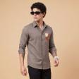 Combination Brown Shirt : Ditto