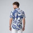 Print Blue Shirt : Ditto