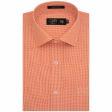 Checks Orange Shirt : Business
