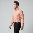 Checks Orange Shirt : Business