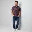 Checks Maroon T-shirt : Regular