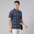 Checks Dark Blue T-shirt : Regular