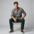 Print Gray Shirt : Party
