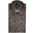 Print Maroon Shirt : Party