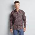 Print Maroon Shirt : Party