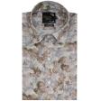 Print Brown Shirt : Party