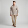 Print Brown Shirt : Party