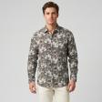 Print Brown Shirt : Party