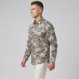 Print Brown Shirt : Party
