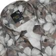 Print Brown Shirt : Party