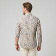 Print Peach Shirt : Party