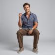Handpainted Gray Shirt : Ditto