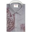 Handpainted Mauve Shirt : Ditto