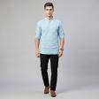 Plain Aqua Blue Shirt : Ditto