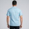 Plain Aqua Blue Shirt : Ditto