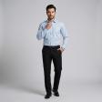 Plain Light Blue Shirt : Business