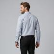 Stripes Light Gray Shirt : Business