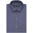 Self Design Dark Blue Shirt : Business