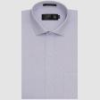 Self Design Blue Shirt : Business
