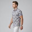 Print Blue Shirt : Ditto