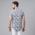 Print Blue Shirt : Ditto