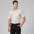 Checks Cream Shirt : Business
