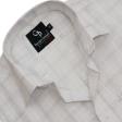 Checks Cream Shirt : Business