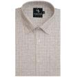 Checks Fawn Shirt : Business